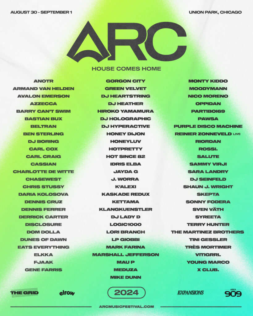Arc Music Festival 2024: Lineup Revealed